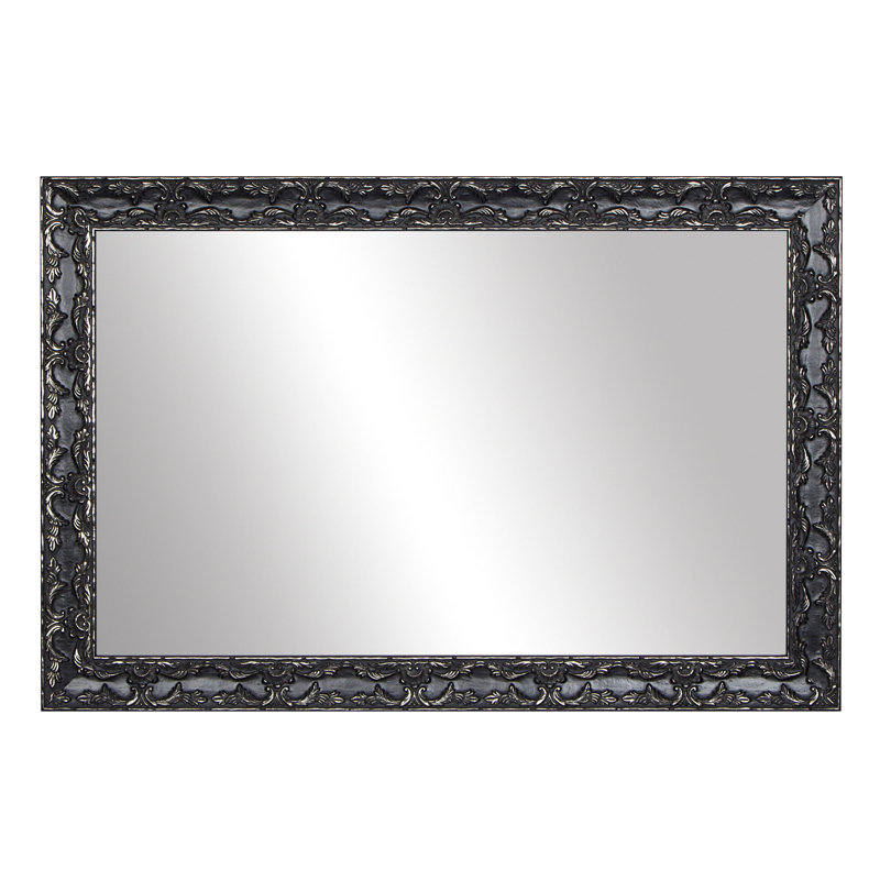 Miroir Vanhoose, Nickel satiné noirci, 30 po x 42 po