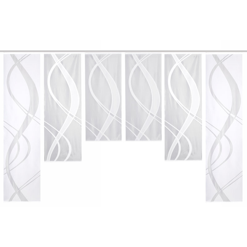 Mccree Semi Sheer Curtain Panel Pair, Width 57 x Drop 145 cm