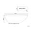 Monquie 169mm x 78mm Solid Surface Bathtub-1584902108
