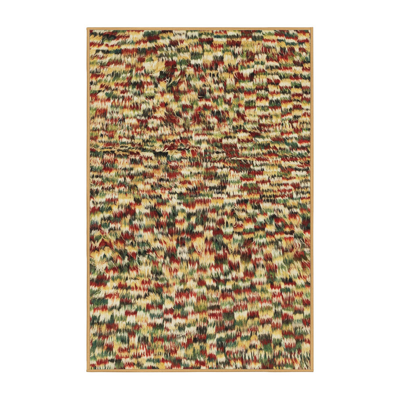 Tapis abstrait moderne 2560, Rectangle 4 pi x 6 pi