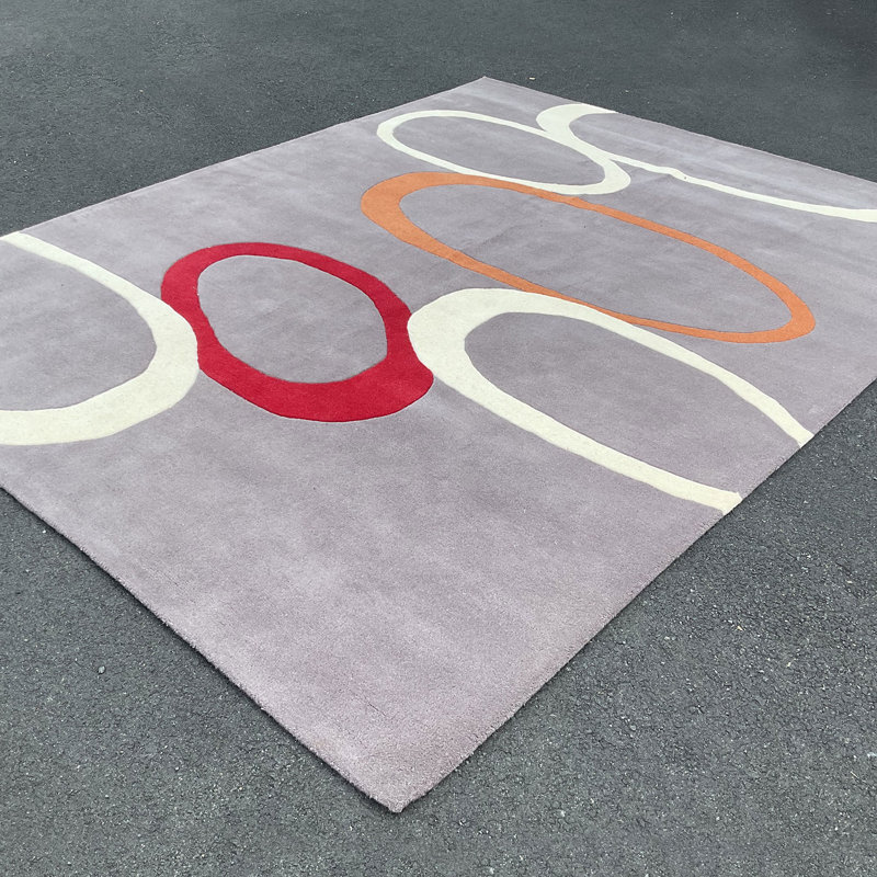 Wool Geometric Indoor Rug