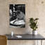 Cat Stares At Fish Elegant Contemporary Cat Fish Wall Art Print 1 Piece Wrapped Canvas Wall Art-364059716