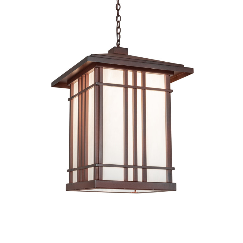 24" Square Tea House Lantern Pendant