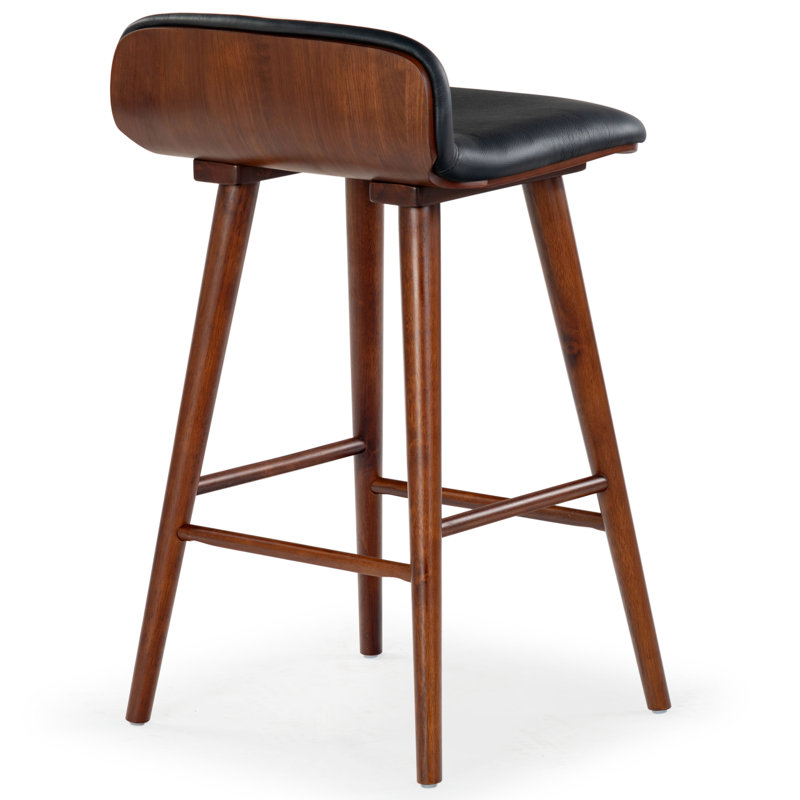 Vanya Barstool, Black, Short Stool - 28"