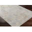 Tapis en polyester tissé à la machine à motif abstrait bleu ardoise / brun clair-700961144