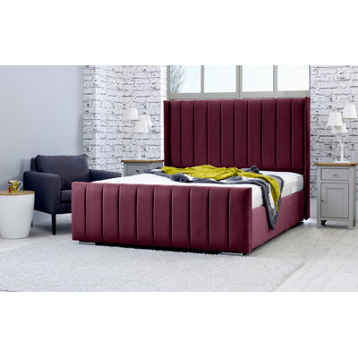 Adersen Upholstered Velvet Bed