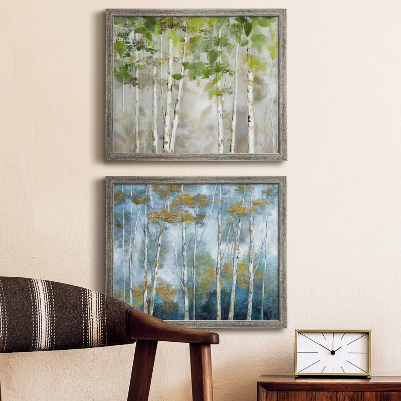Evergreen Forest - ensemble de 2 reproductions de cadres photo