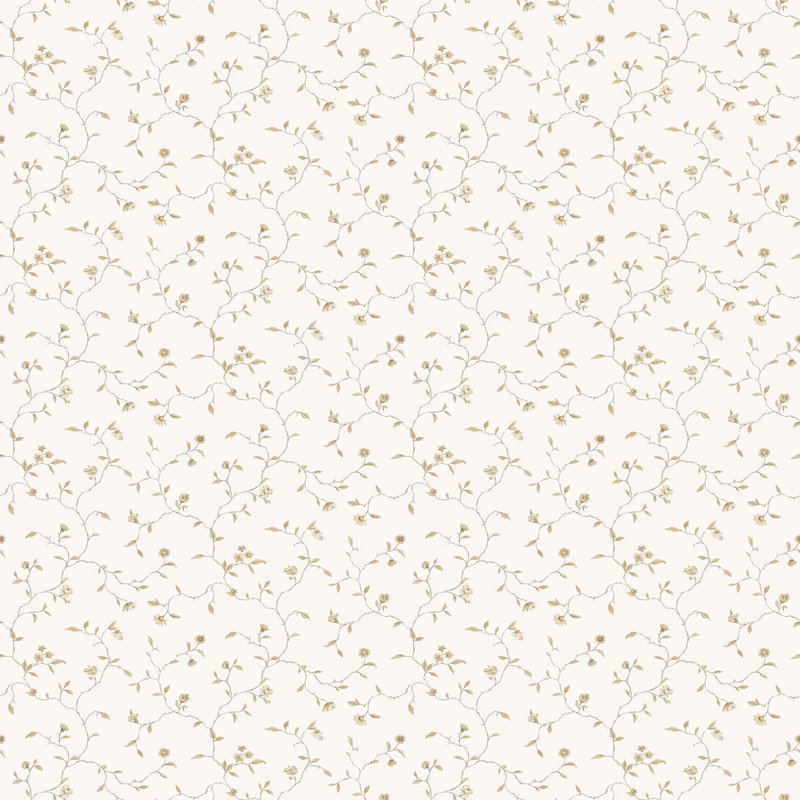 Rouleau de papier peint miniatures 3, Beige / Crème