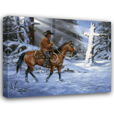Art sur toile tendu avec Alcott Hill® Sorenson, Jack Gallery: Silent Night, Holy Night
