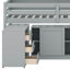 Lit mezzanine avec tiroirs Jeycob Kids-1053328535-1053328536