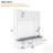 Farmhouse Wooden Hall Tree With 6 Hooks, Adjustable Shelves, And Storage Bench For Entryway And Mudroom-2099321612