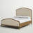 Ilay Solid Wood Arched Headboard Upholstered Bed-1709090448