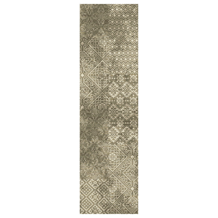 Drayton Smith Tavern Burlap Geometric Moroccan Area Rug