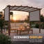 Toile de remplacement toutes saisons pour abri de pergola universel-122643425