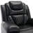 Home Theater Seating Manual Recliner Chair With LED Light Strip For Living Room-426872825