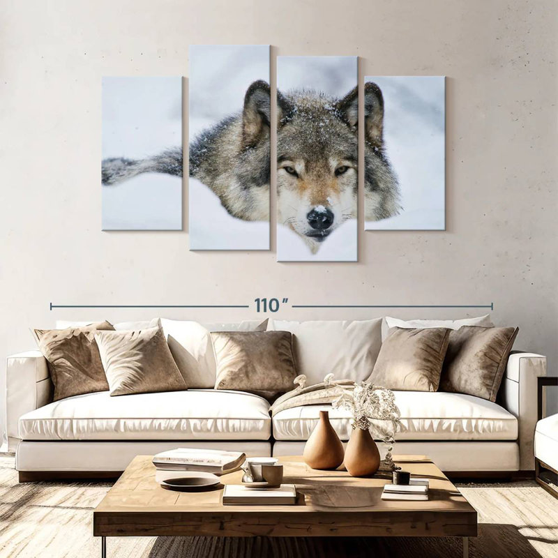 Brampt Wolf In Snow