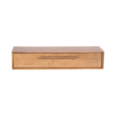 McCutcheon Mango Wood Floating Entryway Console Table