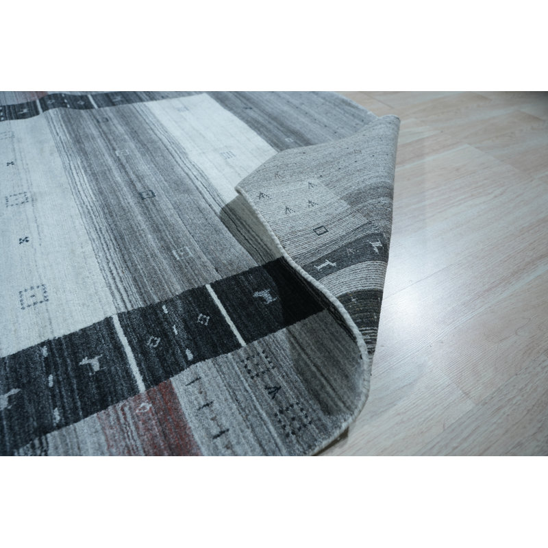 Tapis gris transitionnel Zaraah
