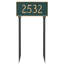 Classic 1-Line Lawn Address Sign-504499509-504499505