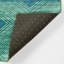 Tapis vert / bleu tissé à la machine Ancell-591553992