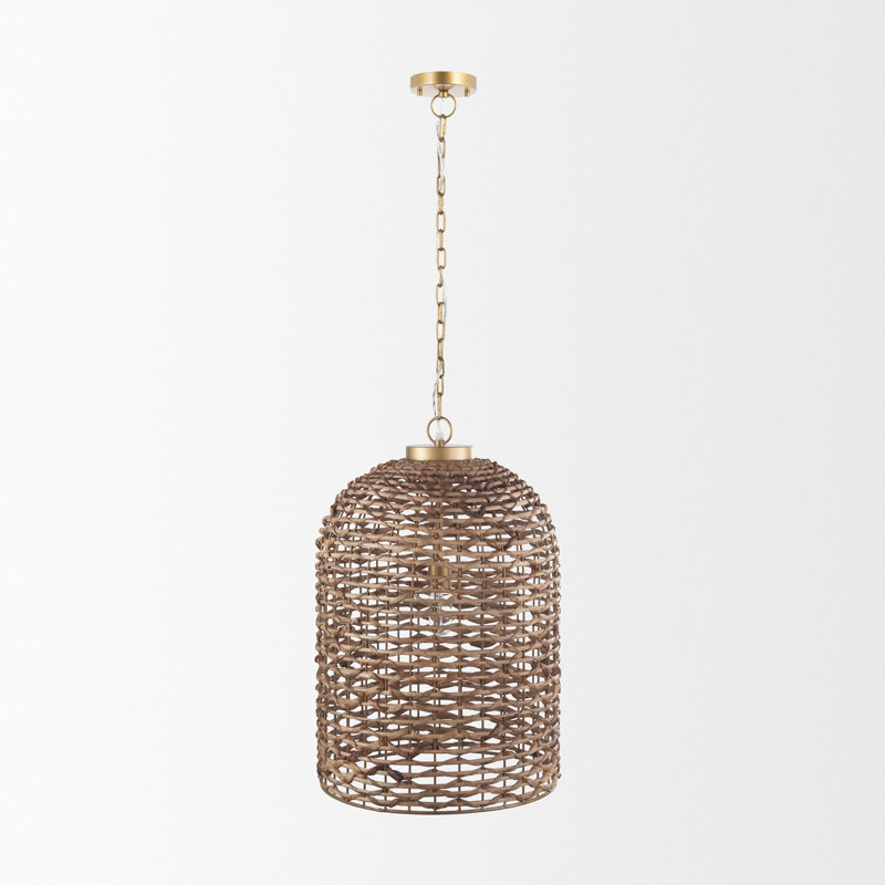 Carnlea 1 - Light Gold Single Pendant