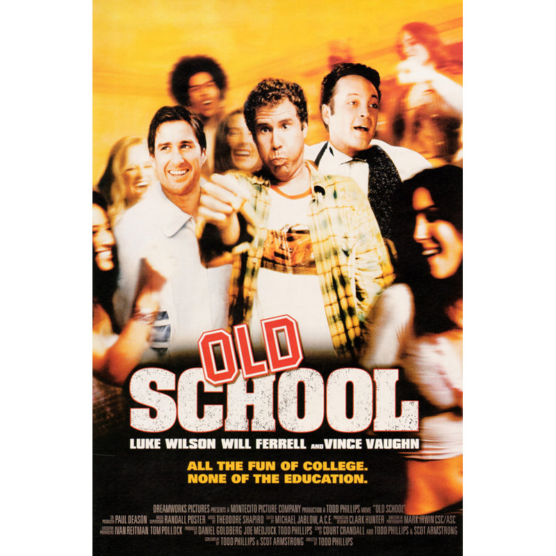 Old School, 18" H x 12" W