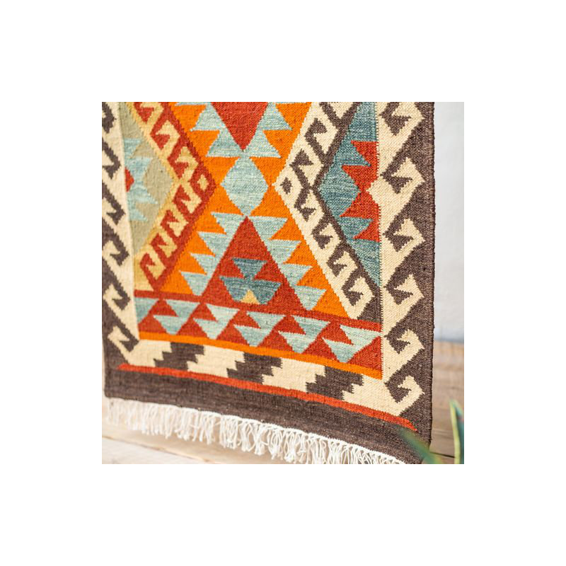Wona Geometric Hand Woven Area Rug, Rectangle 120 x 180cm