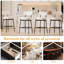 Biff Upholstered Counter Stool with Metal Frame-2108109257