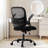 Game Chair, Ergonomic Mid-Back Mesh Rolling Work Swivel Task Chairs With Wheels, Comfortable Lumbar Support-101927705-101927706