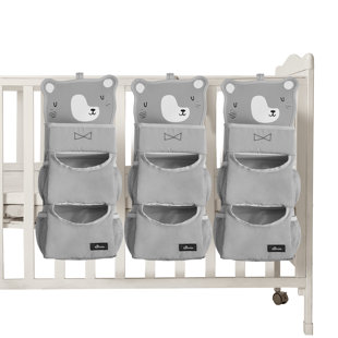 Empileur de couches pour lit de bébé à imprimé animal