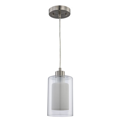 Luminaire suspendu cylindrique 1 lumière