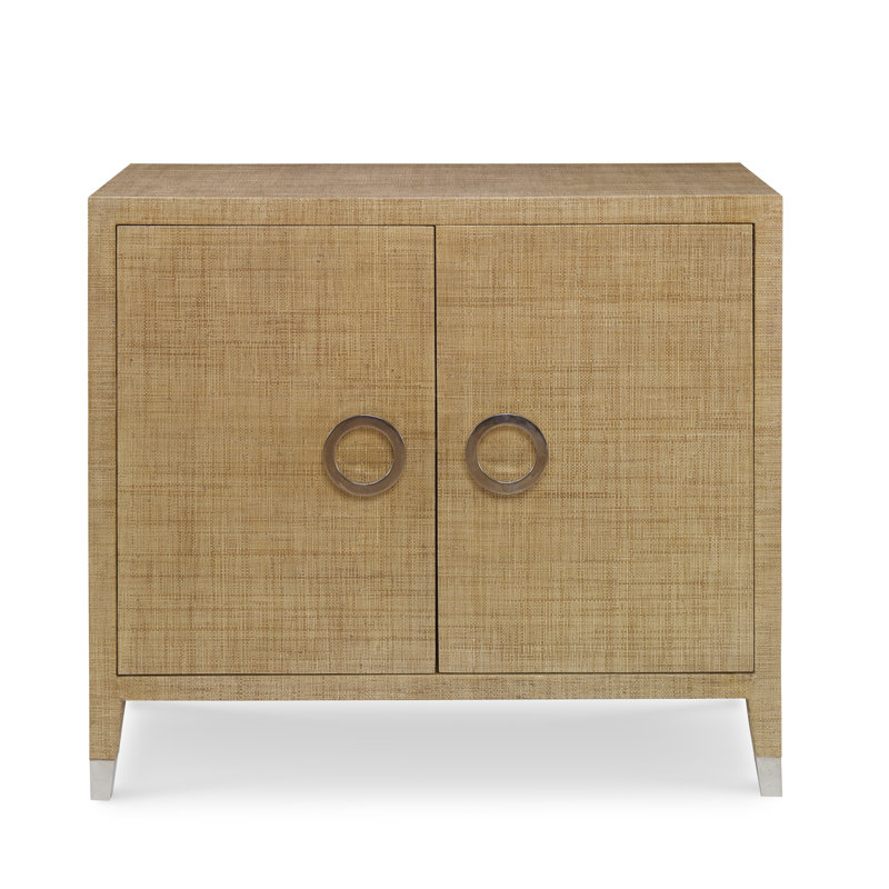 Charleston Solid Wood Accent Cabinet, Sand