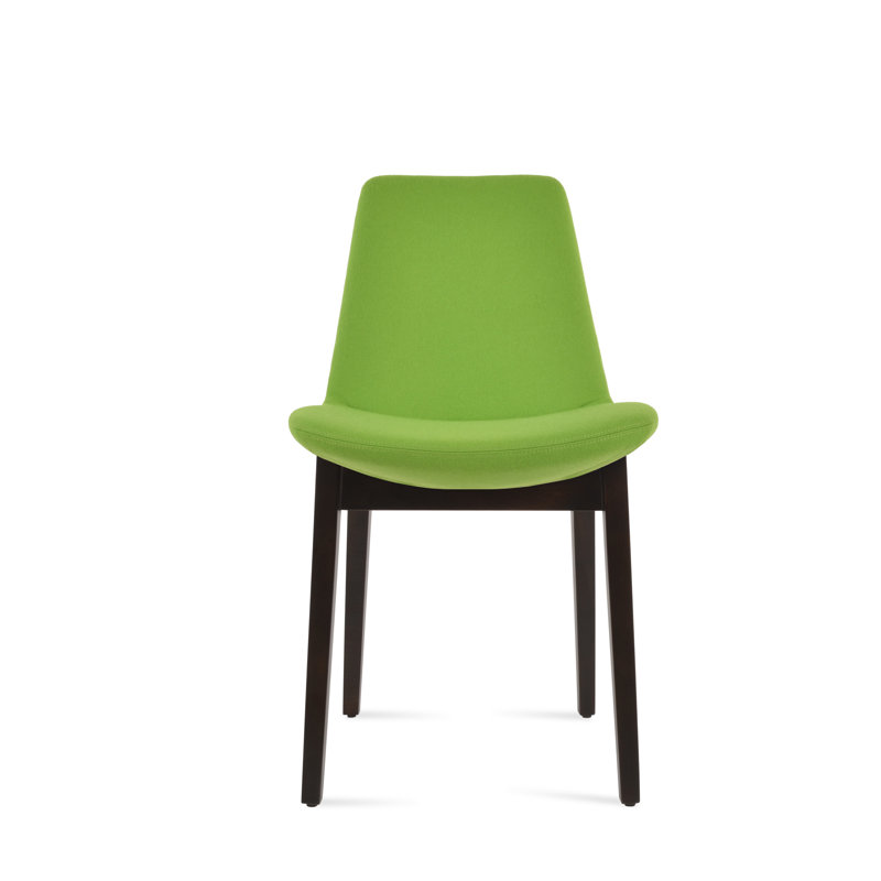 Eiffel Wood Dining Chair, Wenge, Pistachio