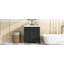 Meuble-lavabo de 30 po avec lavabo supérieur, meuble-lavabo moderne avec 2 tiroirs et tiroir escamotable, meuble-lavabo simple-1299254355