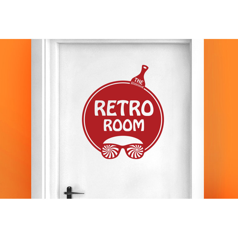 Wall Decal, Dark Red