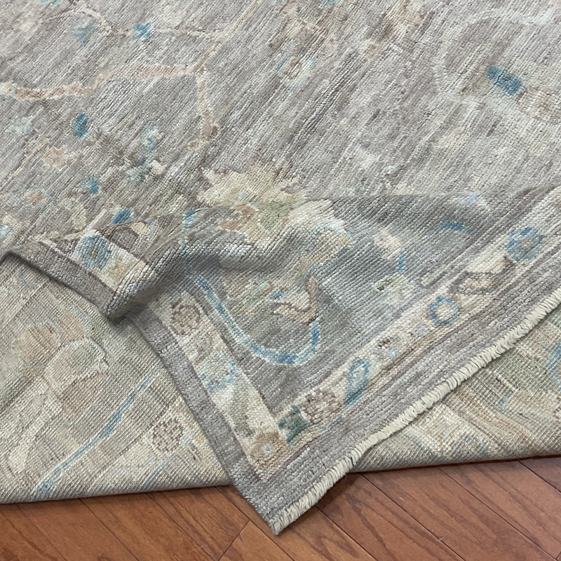 HERAT ORIENTAL Handmade Vegetable Dyed Oushak Wool Rug