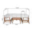 Ensemble de conversation modulaire avec coussins 9 pièces Theodore-133794872