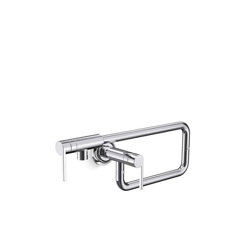 Juxtapose™ Wall Mounted Pot Filler, Chrome