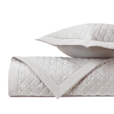 Clover Quilted Sateen Coverlet Set