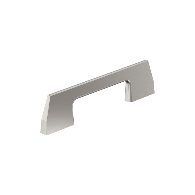 Poignée d'angle 3 po (76 mm) d'angle pour armoire en nickel satiné - paquet de 10, 3", Nickel satiné