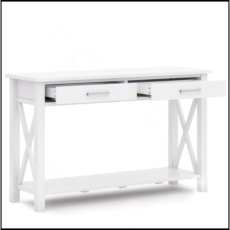 Kitchener - Console de canapé - Blanc, Blanc