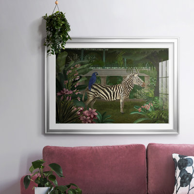 " Zebra In Conservatory "
