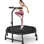 Trampoline 50 "Rebondeur pour adultes avec bar, mini trampoline 550 LBS