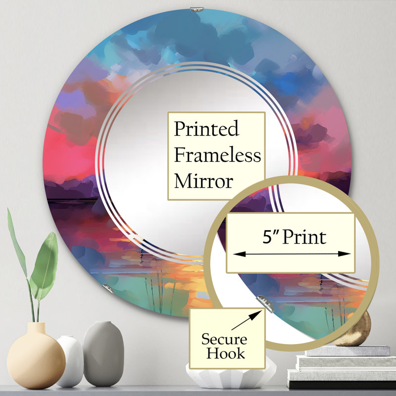 Miroir mural Ancolie, 24 po x 24 po