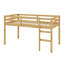 Lit mezzanine en bois avec échelle-426432108