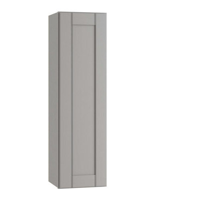 Gallery Express Haven Plywood Assembled 12 in W X 12 in D X 42 in H Wall Kitchen Cabinet with Shelves Left in Cloud
