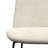 Corina Linen-Look Upholstered Dining Chair with Sled-Style Metal Base in Contemporary Style (Set of 2)-451712979