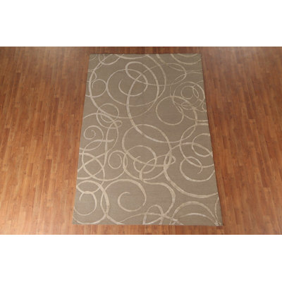 All-Over Nepalese Modern Area Rug 6x9