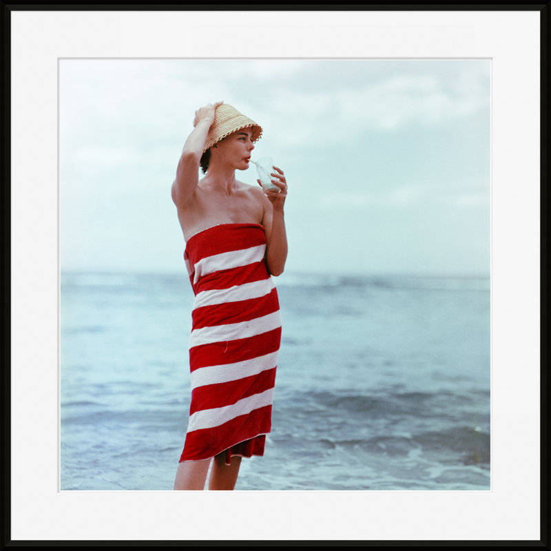 Pussyfooting Print by Slim Aarons, Unframed Paper, 45" H x 45" W x 0.1" D