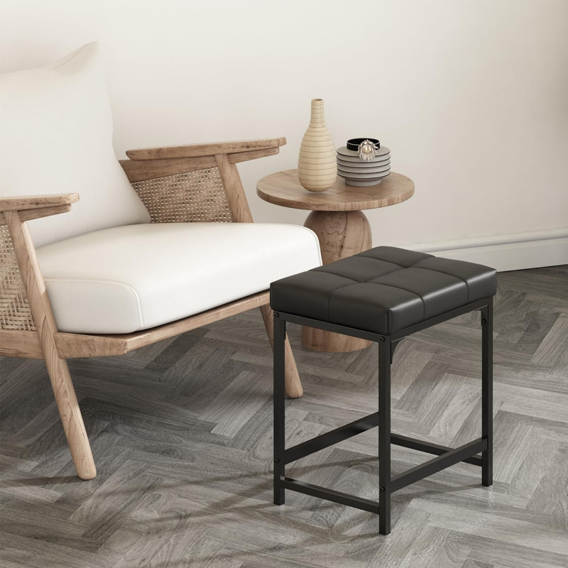 Ensemble de 2 tabourets de coiffeuse et tabouret de bar 18 po